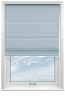 Tussah, Ice - Roman Blind